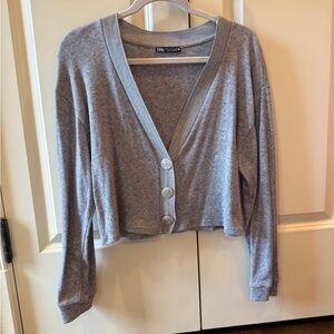 Zara Gray Women's Cardigan
